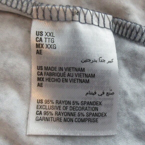 INC Women's 2-Piece Soft Lace-Trim Cami & Shorts Pajama Set, Gray Snakeskin, XXL - Picture 7 of 8